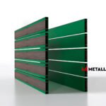 Планкен для забора Printec под дерево 120 mm RAL 6002 – покрытие полиэстер, толщина 0,45 мм в Сочи | фото 4