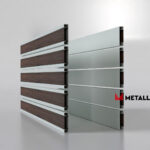Планкен для забора Printec под дерево 120 mm RAL 7035 – покрытие порошковое, толщина 0,45 мм в Сочи | фото 4