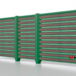 Планкен для забора Printec под дерево 120 mm RAL 6002 – покрытие полиэстер, толщина 0,45 мм в Сочи | фото 5