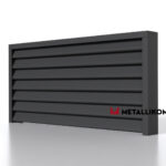 Ламели для забора жалюзи Premium U RAL 7024 – покрытие матовое, толщина 0,45 мм в Сочи | фото 3