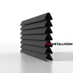 Ламели для забора жалюзи Premium U RAL 7024 – покрытие матовое, толщина 0,45 мм в Сочи | фото 2